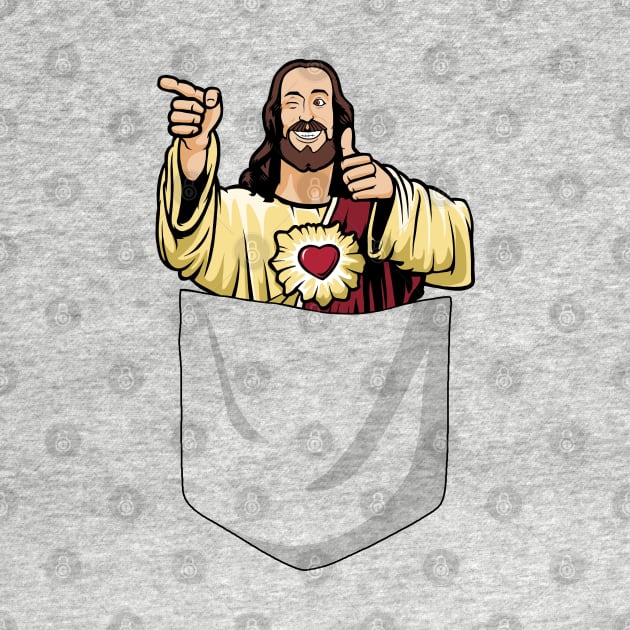 Buddy Christ in Pocket by valentinahramov